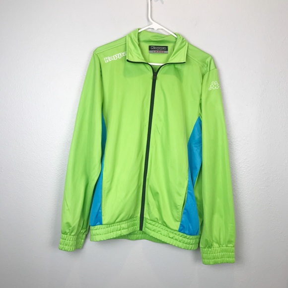 lime green kappa jacket